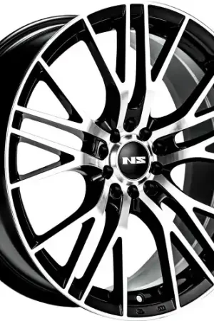 Today Only Ns Wheels NS1604 5x100/5x114.3 16x7 +38 Gloss Black Machined