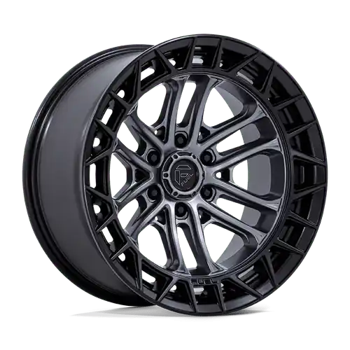 Fresh Stock Fuel 1PC FC874 CELSIUS 6X135 20x10 -18 MATTE GUNMETAL W/ MATTE BLACK LIP