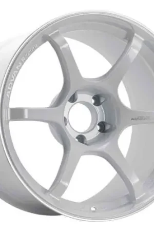Advan Racing RG-4 5x114.3 17x8.0 +54 RACING WHITE METALLIC & RING Direct From Manufacturer