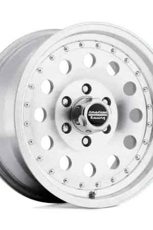 Premium American Racing AR62 OUTLAW II 5X127 17X8 +30 MACHINED W/ CLEAR COAT
