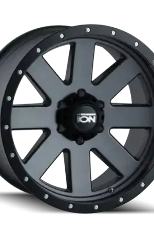 One Day Deal Ion Type 134 5x127 17x8.5-6 Matte Gunmetal/Black Beadlock