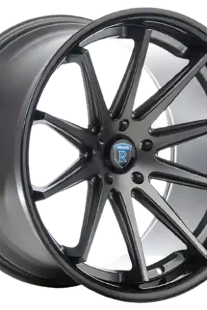 Rohana RC10 5x120 20x10+25 Matte Graphite/Black Lip Best Seller