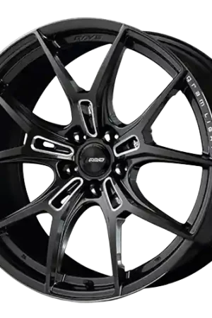 Gram Lights 57FXZ 5x112 19x10.5+34 Super Dark Gunmetal / Machining Rim Edge DC Exclusive Offer