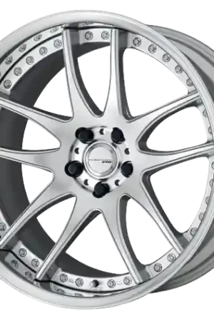 Crafted Work Emotion Cr 3P 5x100 18x9+54 L Disk Burning Silver