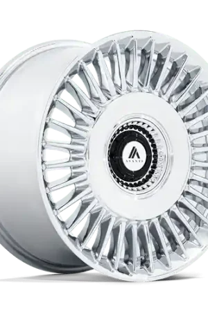 Free Shipping Asanti Black ABL-40 TIARA BLANK 22X9 +15 CHROME