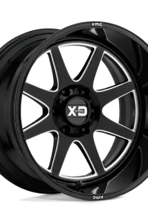 XD XD844 PIKE 5X127 20X9 +0 GLOSS BLACK MILLED Trusted Brand