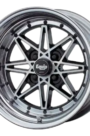 Limited Edition EQUIP 03 Black Polish 4x114.3 15x9 -16