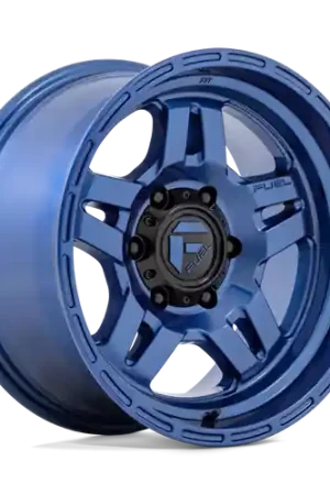 Original Fuel 1PC D802 OXIDE 5X127 17X8.5 +1 DARK BLUE