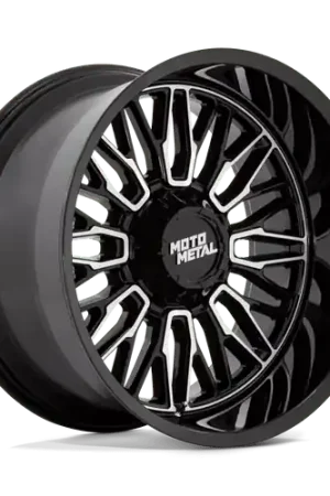 Holiday Sale Moto Metal MO809 STINGER 8X165.1 22X10 -18 GLOSS BLACK MACHINED