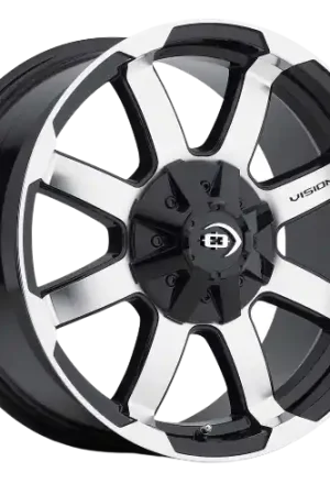 Vision Off-Road 413 Valor 8x170 16x8+0 Gloss Black Machined Face Best Seller