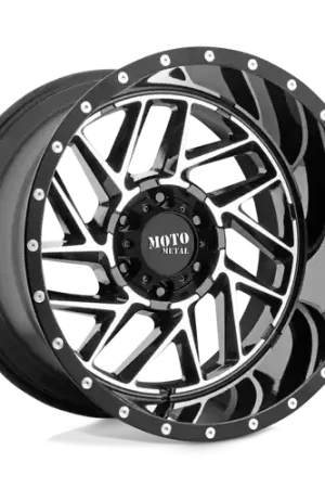 Handmade Moto Metal MO985 BREAKOUT 5X150 20X9 +18 GLOSS BLACK MACHINED