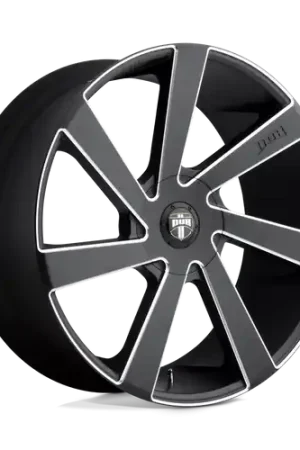 Top Pick DUB 1PC S133 DIRECTA BLANK 24X10 +10 MATTE BLACK MILLED