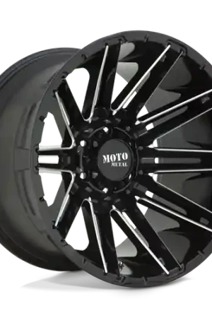 Moto Metal MO998 KRAKEN 6X139.7 20X12 -44 GLOSS BLACK MILLED Trending