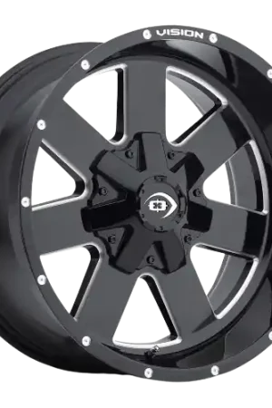 Vision Off-Road 411 Arc 8x170 20x9+12 Gloss Black Milled Spoke Direct From Manufacturer