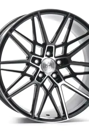 Axe CF1 5x108 20X10.5+25 BLACK AND POLISHED FACE Professional Grade