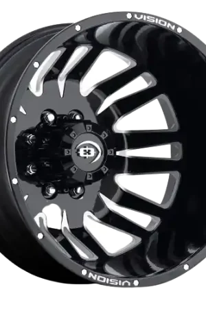 Certified Vision HD 401 Rival 8x200 20x8.25-211 Gloss Black Machined Face