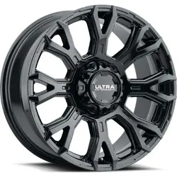 Ultra 123BK Scorpion 8x165.1 20x10 -25 Gloss Black with Clear Coat Cheap