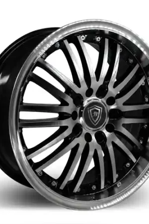 Free Returns WHITE DIAMOND W820 5x114.3/5x120 18x8+35 BLACK / MACHINED