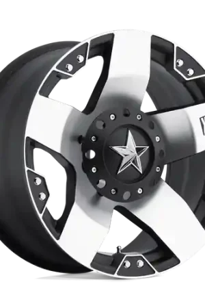 XD XD775 ROCKSTAR 5X127/5X139.7 20X10 -24 MACHINED FACE WITH MATTE BLACK WINDOWS Buy Online