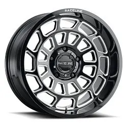 Raceline 955M Warp 6x139.7 20x9 18 Satin Black and Milled Crafted
