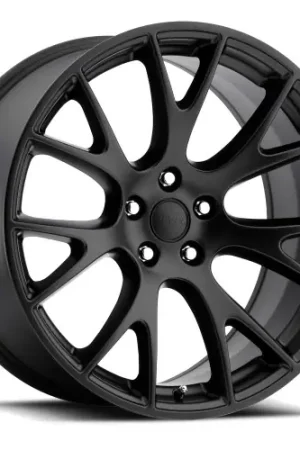 Voxx Replica Hellcat 5x115 22x9+20 Matte Black Today Only