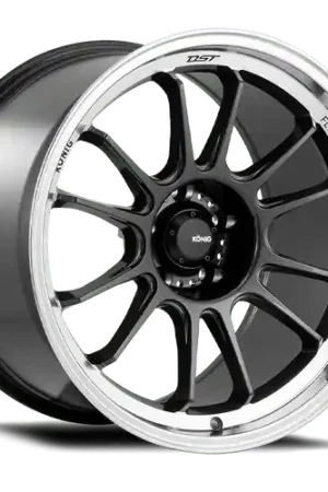 Konig Hypergram 5x114.3 16x7.5+38 Metallic Carbon w/ Machined Lip Hassle-Free Returns