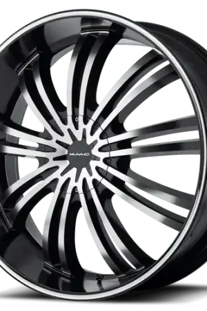 Last Chance KMC KM682 SPIDER 6X115 20X8.5 +35 GLOSS BLACK MACHINED