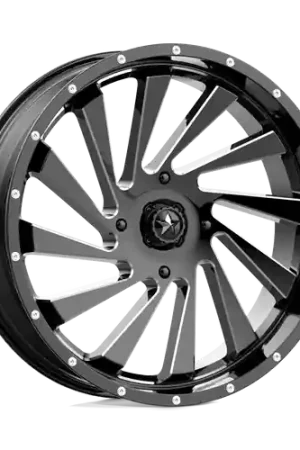 MSA Offroad Wheels M46 BLADE 4X156 18X7 +0 GLOSS BLACK MILLED Modern