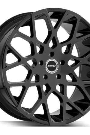 Budget Strada Buca 6x139.7 24x10 +24 Gloss Black