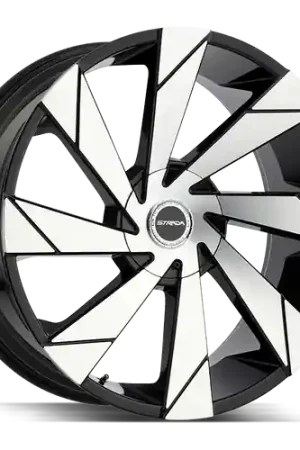 Worldwide Shipping Strada Moto 5x127/5x139.7 26x10 +18 Gloss Black Machined