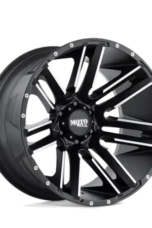 Moto Metal MO978 RAZOR 8X170 20X9 +18 SATIN BLACK MACHINED Instant Buy