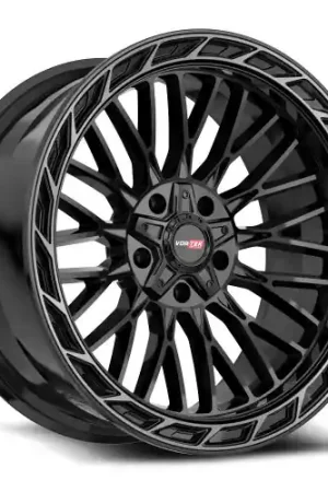 Vortek VRP-502 5x139.7/5x150 20x9 +0 Gloss Black Center & Diamond Cut Ring With Dark Tint Best Choice