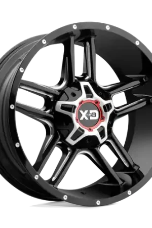XD XD839 CLAMP 6X114.3/6X139.7 20X9 +18 GLOSS BLACK MILLED Price Cut
