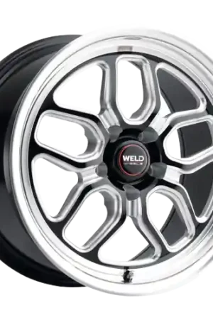 New Release WELD Performance Laguna Drag 5x120.65 18x12 +55 Gloss Black/Milled Diamond Cut Lip