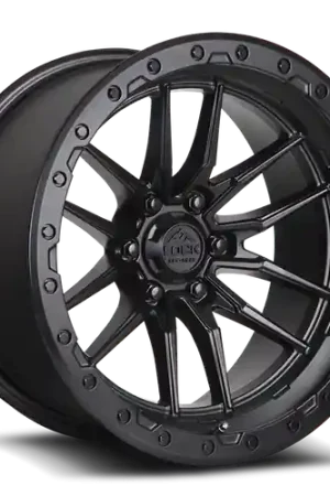 LOCK OFFROAD KRAWLER 8x165.1 20x10 -18 Matte Black W Matte Black Ring Best Choice