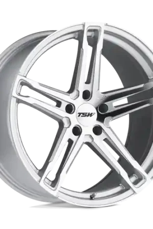Limited Time TSW MECHANICA 5X114.3 19X9.5 +39 SILVER W/ MIRROR CUT FACE