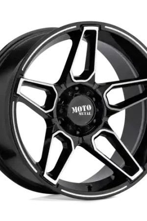 Moto Metal MO994 FANG 6X135 20X10 -18 GLOSS BLACK MACHINED Limited Edition