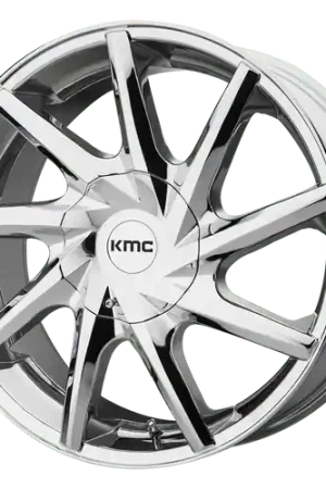 KMC KM705 BURST 6X135/6X139.7 22X9 +15 CHROME Direct From Manufacturer