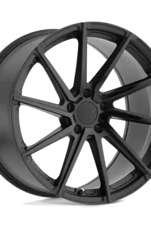 TSW WATKINS 5X114.3 19X9.5 +39 DOUBLE BLACK - MATTE BLACK W/ GLOSS BLACK FACE Express Delivery