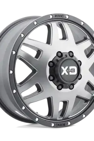 XD XD130 MACHETE DUALLY 8X165.1 20X8.25 +127 MATTE GRAY BLACK RING Bulk Order