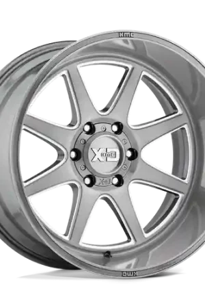 Bulk Order XD XD844 PIKE 6X135 20X10 -18 TITANIUM BRUSHED MILLED