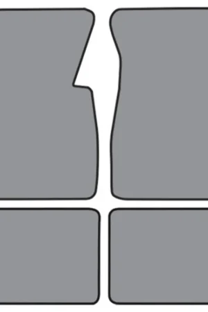 Floor Mats for 1955-1956 Chevrolet One-Fifty Series 4pc (FM357F FM2R) New Release