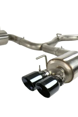 Premium AWE Touring Edition Cat-Back Exhaust (Diamond Black Tips) - 2011-2021 Subaru WRX / STI
