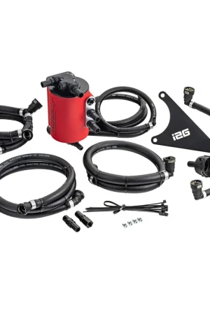 IAG Performance V4 Air Oil Separator AOS - Red - 2022-2024 Subaru WRX Popular
