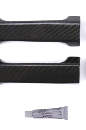 OLM S-Line Dry Carbon Fiber Gloss Finish Door Handle Cover - Gloss - 2013-2016 Scion FR-S(Non-Base) / 2013-2020 Subaru BRZ / 2017-2020 Toyota 86 Buy Direct