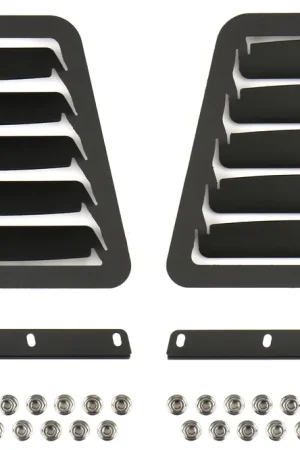 Verus Engineering Hood Louver Kit Black - 2015-2021 Subaru WRX/STI Best Choice