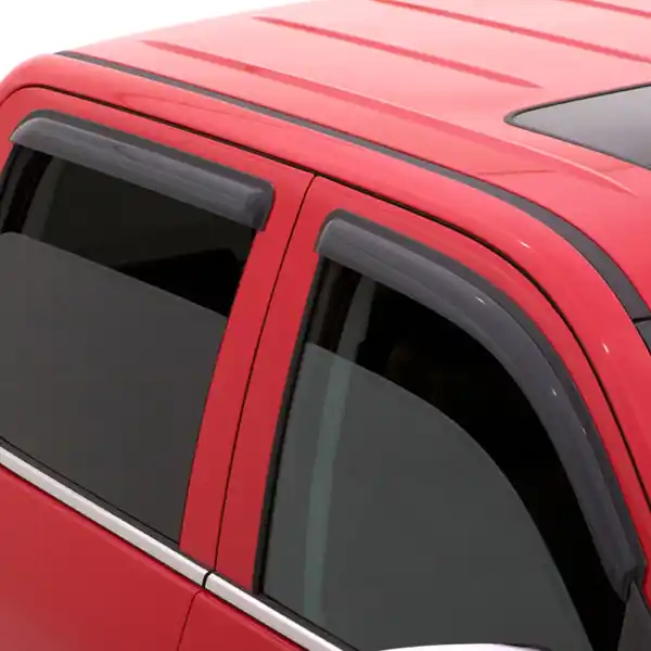 Seasonal Sale AVS 15-18 Ford F-150 Supercrew Ventvisor Outside Mount Window Deflectors 4pc - Smoke