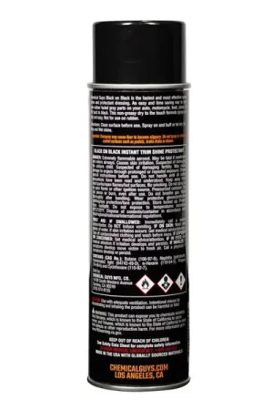 Mega Sale Chemical Guys Black on Black Instant Trim Shine Spray Dressing - 11oz (Aerosol)