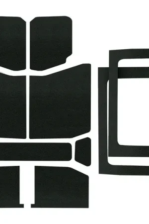 DEI 18-23 Jeep Wrangler JL 4-Door Boom Mat Complete Headliner Kit - 13 Piece - Black Deal