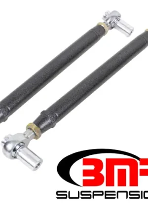 BMR 79-98 Fox Mustang Chrome Moly Lower Control Arms w/ Double Adj. Rod Ends - Black Hammertone Latest